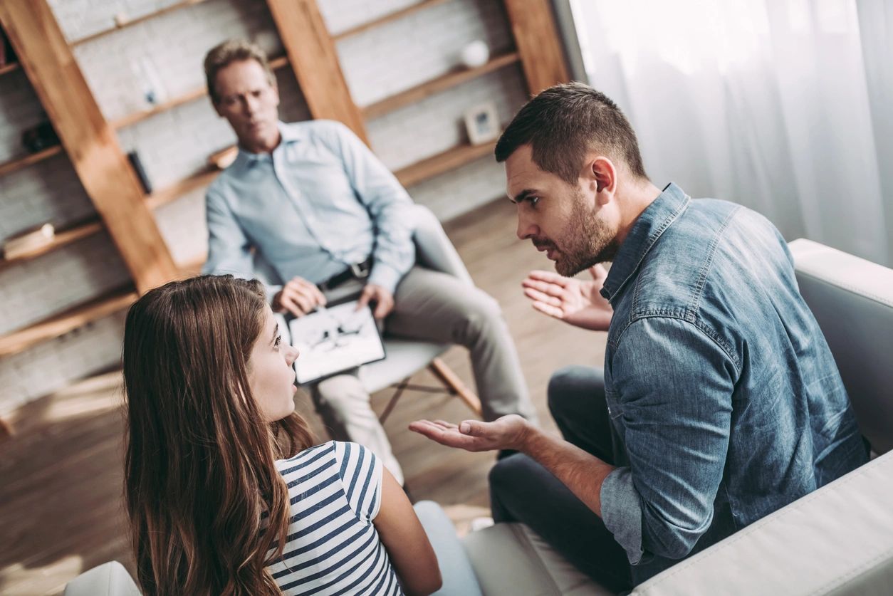 a couple learns anger management in therapy in league city, tx